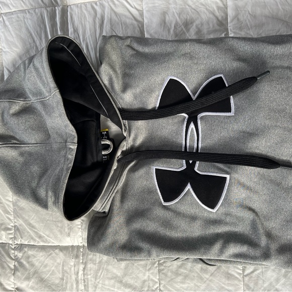 Under Armour Charcoal and Black Hoodie - Picture 2 of 5